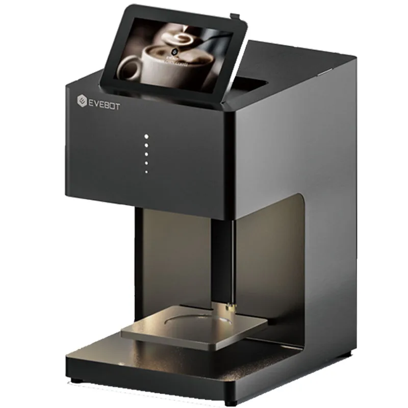 EVEBOT 3d Latte Art Coffee Printer Machine Automatic Beverages Food Selfie With WIFI Connection Printing Edible Ink Cartridges