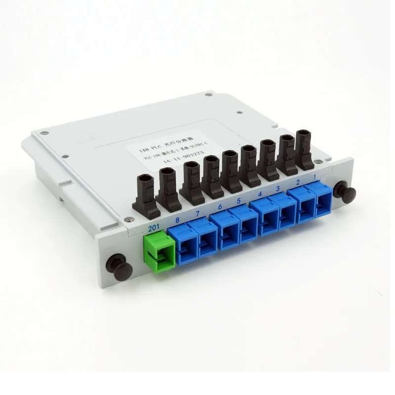 

1x Cassette Card Inserting Type Fiber Optical PLC splitter 1*4 SC/UPC