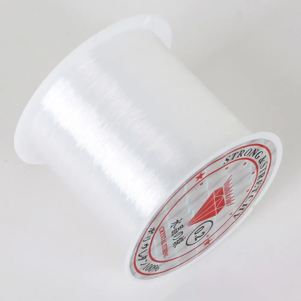 15-100M Transparent 0.2-0.6mm Non-Stretchy Fishing Rope String Line Cord Beading Beads DIY for Jewelry Making Bracelet&Necklace