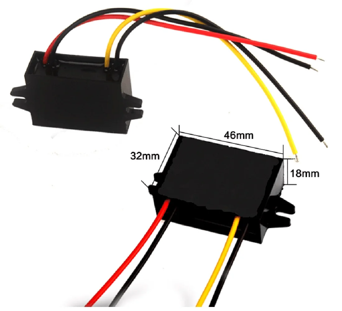 12 V (8.5 V-28 V) krok W dół 5 V 10A 50 W konwerter zasilania wyświetlacz LED samochodów zasilania DC-DC moduł Buck Regulator napięcia wodoodporna