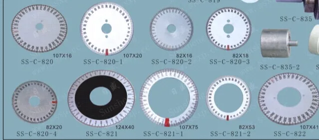 Computer embroidery machine accessories - belt pulley dial digital disk 80*16 80*18 80*