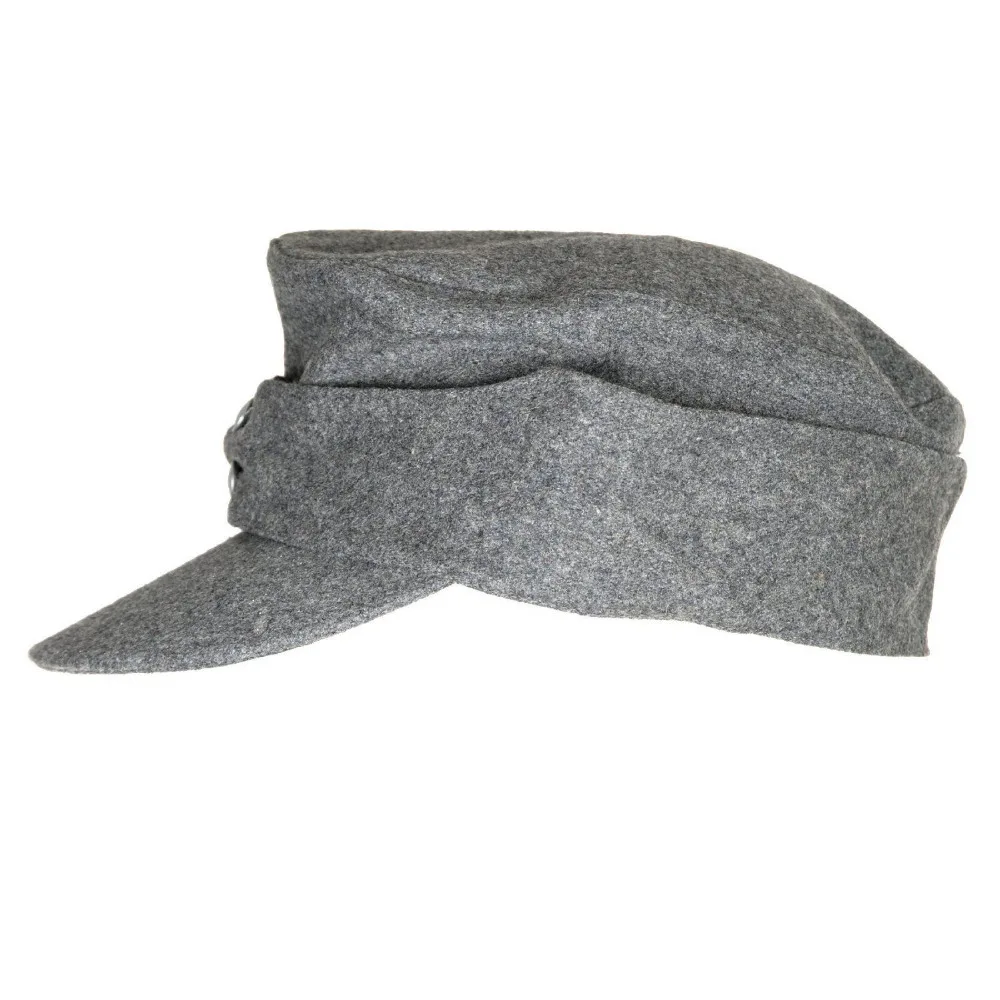 WWII WW2 GERMAN MILITARY ARMY EM PANZER M43 M1943 FIELD WOOL CAP GREY IN SIZES