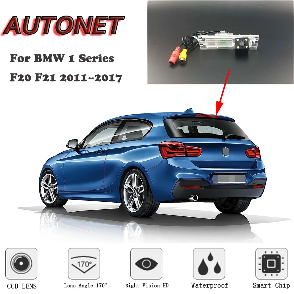 

AUTONET HD Night Vision Backup Rear View camera For BMW 1 Series F20 F21 5D 3D 2011~2017 CCD/license plate camera