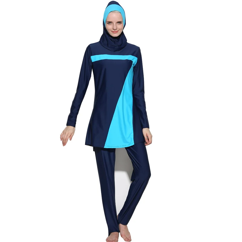 YONGSEN Modest Burkinis Women Spa Swimwear Islamic Swimsuit Long sleeve Muslim Swimsuit Hijab Swimming Beachwear Sport Clothing