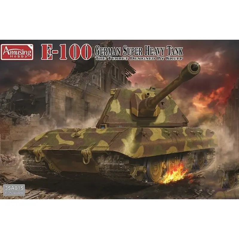 Amusing Hobby 35A015 1/35 German Super Heavy Tank E-100 Krupp Turret - Scale Model Kit