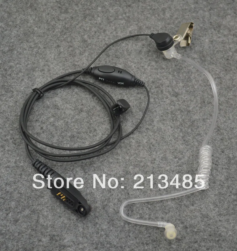 

Air-Tube Acoustic Headset with PTT & VOX for Motorola GP344 GP388 GP328Plus GL200 EX500 EX600XLS GP338Plus