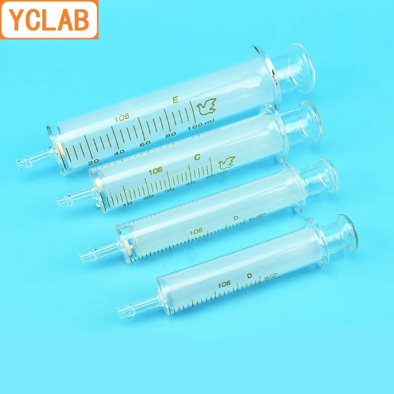 YCLAB 100mL Glass Enema Syringe Enemator Feeding Medicine Liquid Diet Food enemata coloclyster coloclysis Injector