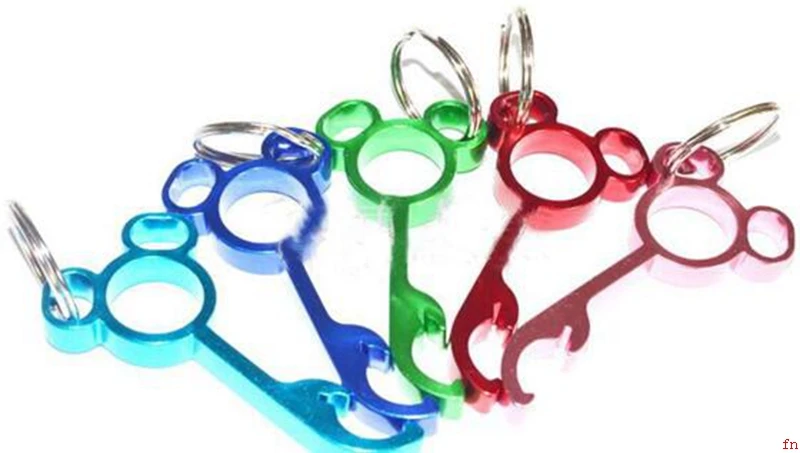 2000pcs/lot Laser Engraving Aluminum Alloy Mini Bottle Opener Opener Keyring 7*3.5cm Party Wedding Gift