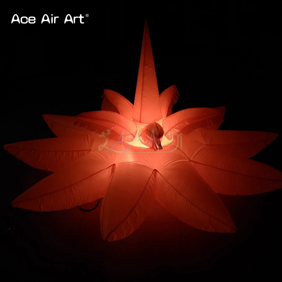 Neu gestaltete aufblasbare LED-Seerose, LED-Lotusblume, aufblasbare Dekoration von Ace Air Art