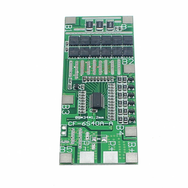 6S 40A 22V24V BMS Board Lithium Battery Protection Board Solar lighting Integrated BMS with Balancing