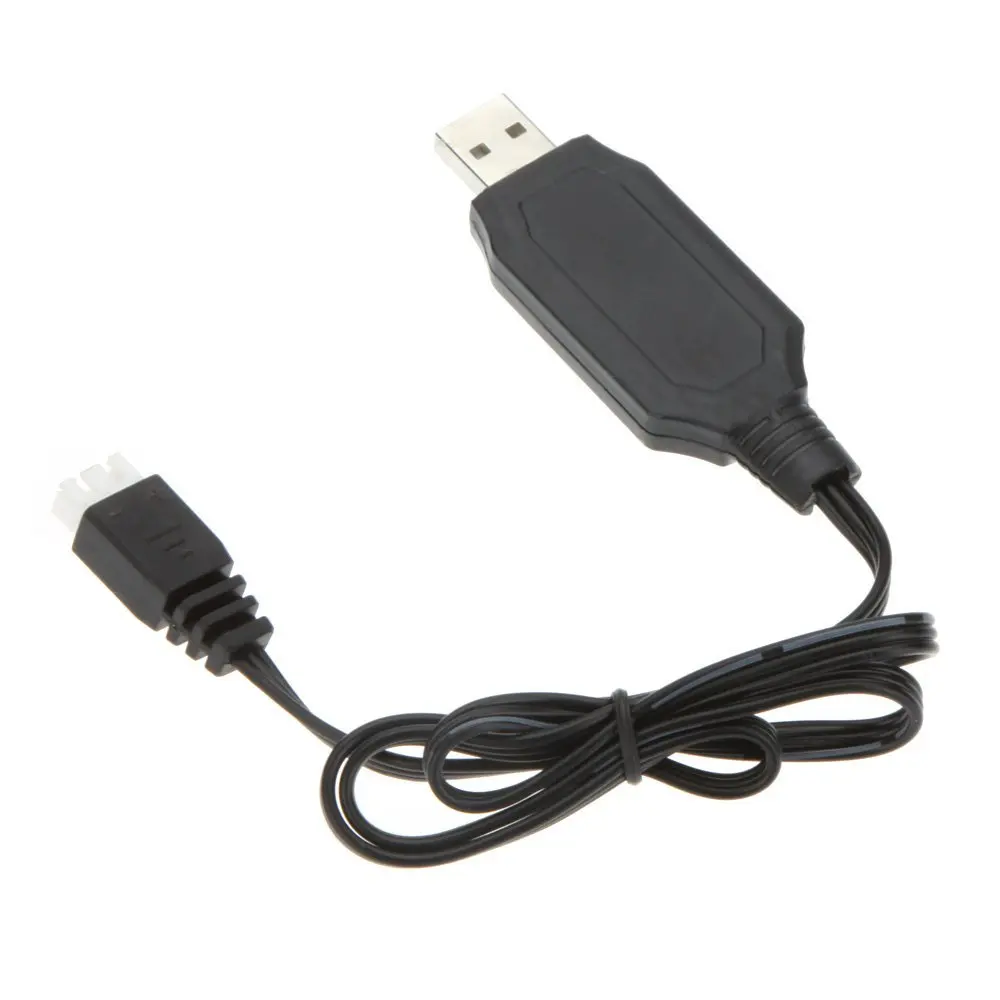 EBOYU 7.4V Lipo Battery USB Charger Cable for WLtoys V912 V913 V915 V262 V323 V333 V666 / MJX F45 F49 F46 F39 T40C T23 RC Toys