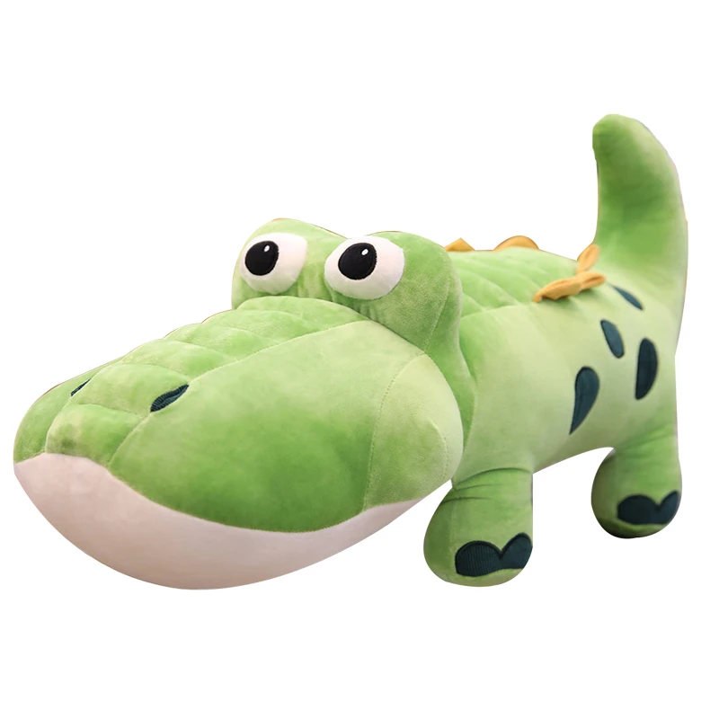 

Dorimytrader Cute Crocodile Doll Big alligator Plush Toy Cute Pillow Doll for Children Gift Decoration 33inch 85cm DY50542