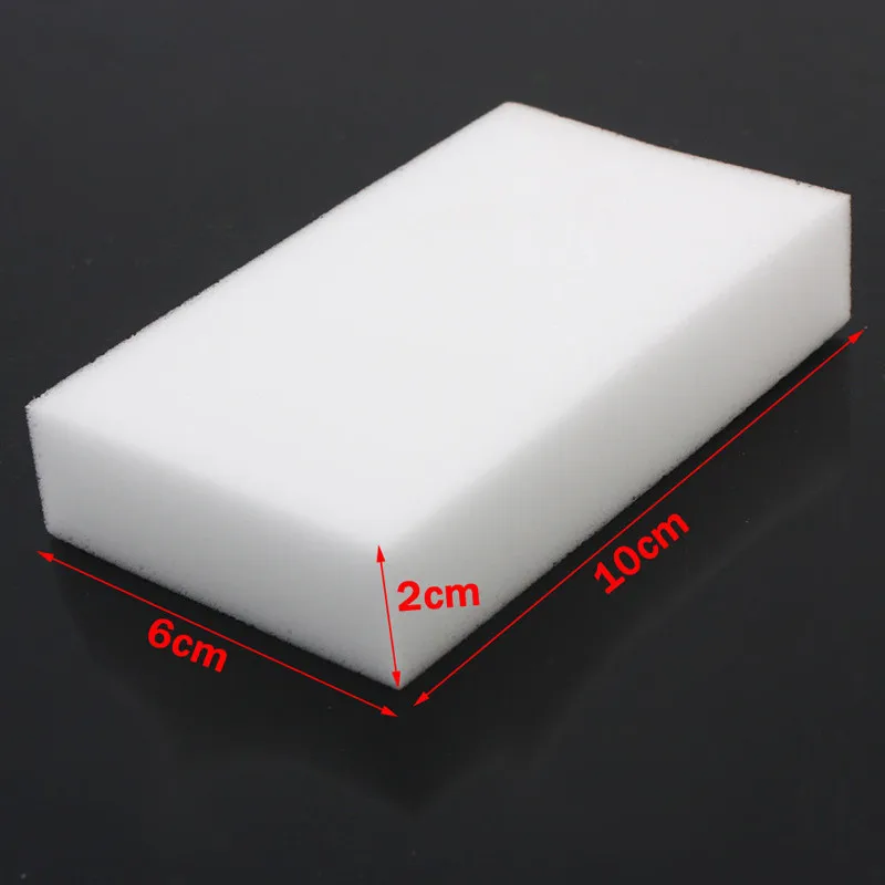 Magic Sponge Eraser Melamine Cleaner for Kitchen Office Bathroom Car Home Cleaning Sponge Nano Wholesale 10*6*2cm 100pcs/pack