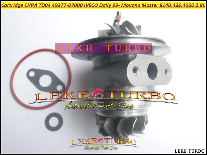 Free Ship Turbo Cartridge CHRA 53039700034 751578 For IVECO Daily Movano Master 8140.43S.4000 2.8L TD04L 49377 07000 53039700075