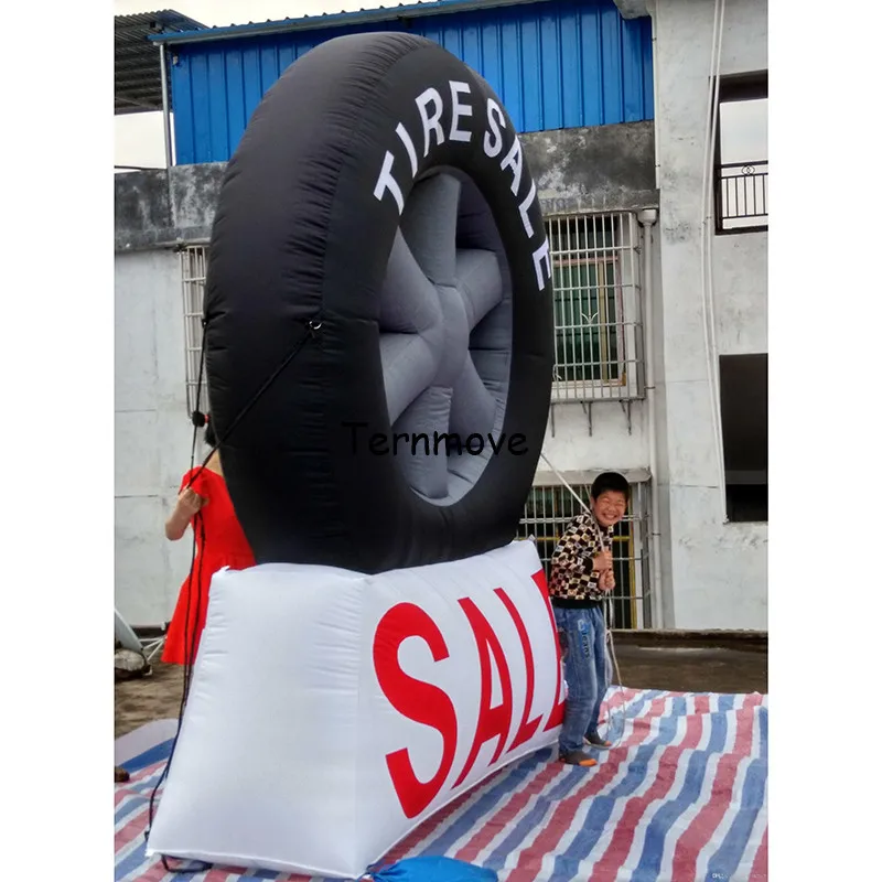promotion advertising inflatable tire model, inflatable tire replica, inflatable tire balloon Event Advertising Tyre Product