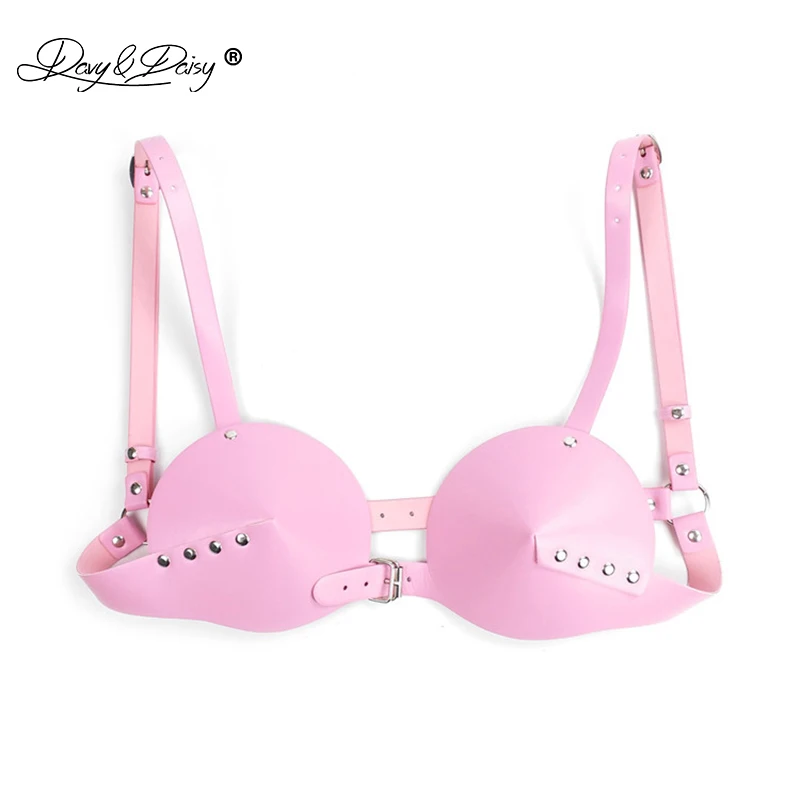 Davydaisy Nữ Áo Ngực Sexy Da PU Áo Bralette Khiêu Dâm Dùng Thân Thiết Gợi Cảm Crop Top Nữ Quần Lót Gợi Tình Áo Lót BR501
