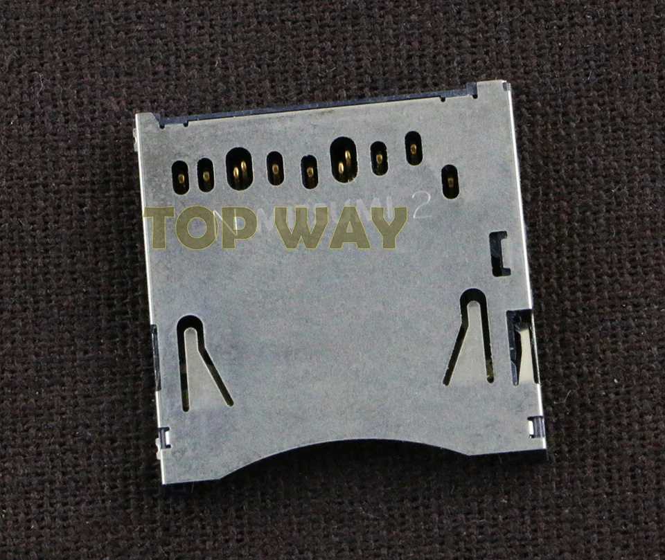 مقبس بطاقة sd بديل أصلي ، قطع غيار 2DS