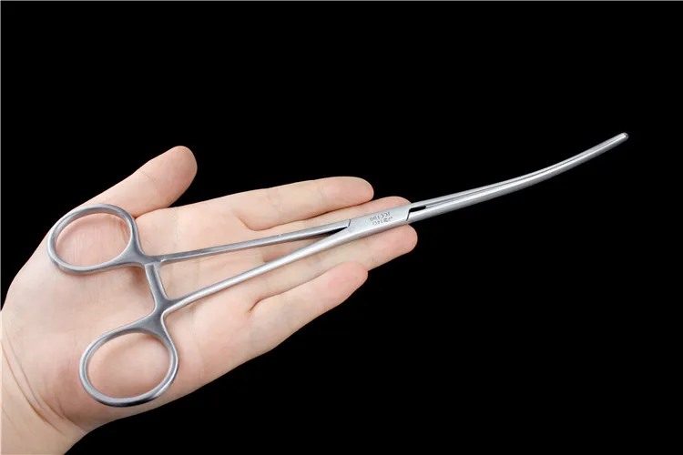 JZ JZ Anorectal instruments Medical intestinal forceps oblique straight teeth 304 stainless steel Shanghai Operating Instruments image 5