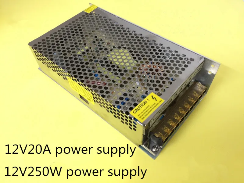 

3D printer 12V20A switch power 12V250W monitoring LED module power mute K200