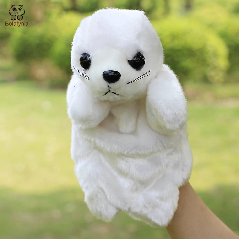 Children Sea Lion Marine Animals Plush Toy Stuffed Hand Puppet