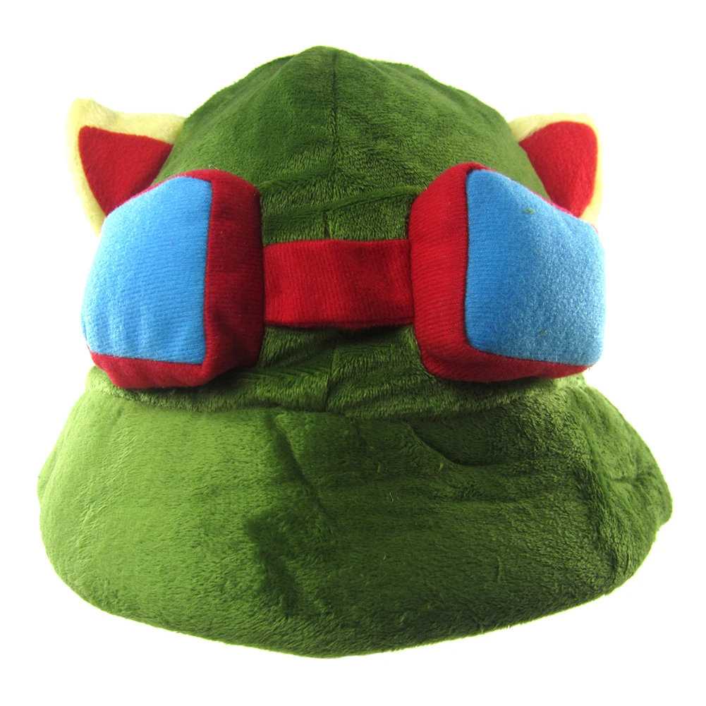 Brdwn Swift Scout Teemo Green Cosplay Cricket-Cap Sun Hat Peaked Cap