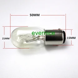 1PCS 110V Push In Type Clear Light Bulbs for Singer other Home Sewing Machine 15W