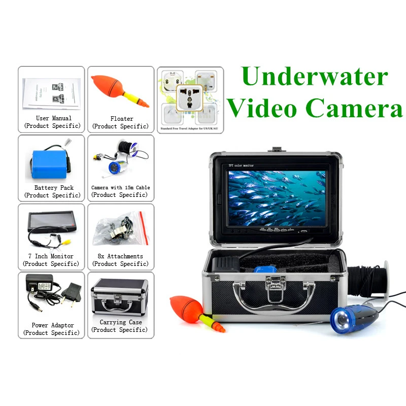 15m Fish Finder Underwater Fishing Video Camera 7