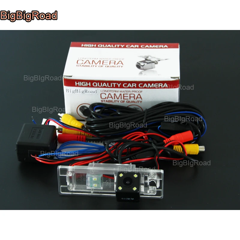 

BigBigRoad Car Rear View Reversing Backup Camera With Power Relay / Filter For BMW 640i F12 F13 2011 2012 2013 X4 116i