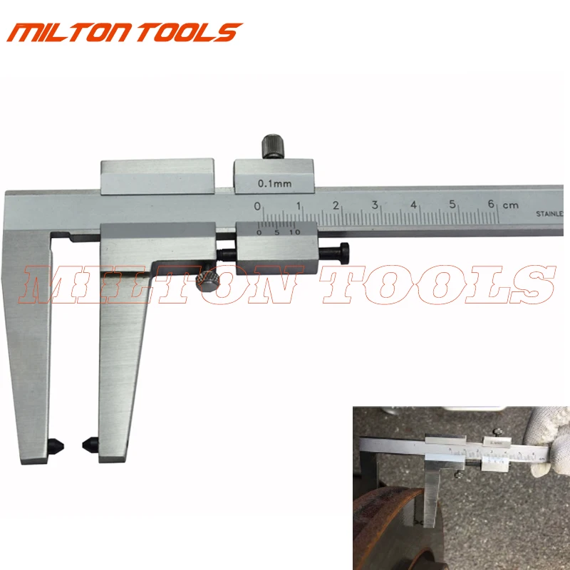 0-60mm Brake Vernier Caliper For Brake Discs Disks Measuring Tools disc brake Thickness Gauge Claw length 50mm/80mm