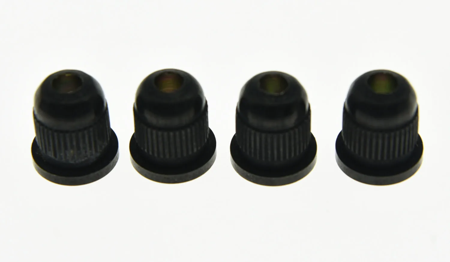 KAISH Set of 4 Black 3/8 Inch String Mounting Ferrules Fits 4 String Bass Guitar