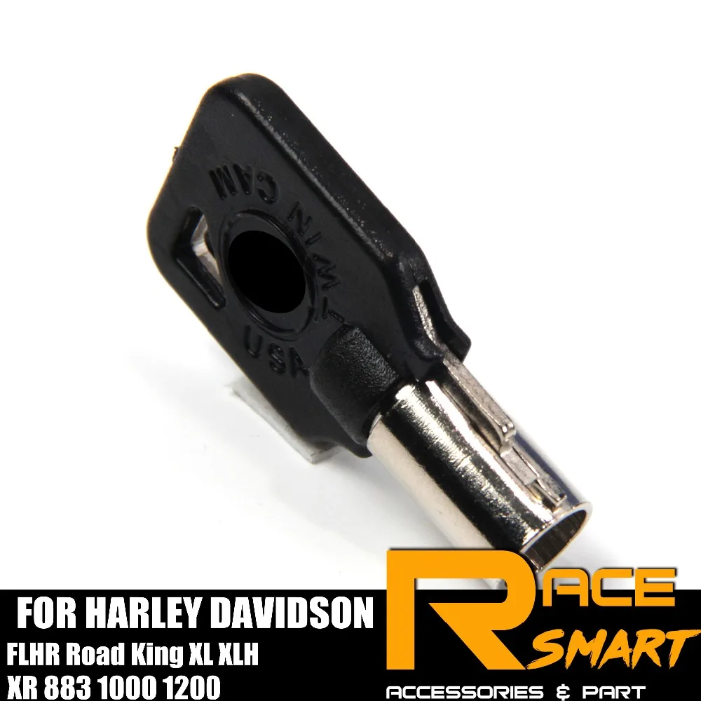 Motorcycle Uncut Blank Key For HARLEY DAVIDSON FLHR Road King XL XLH XR 883 1000 1200 Blade Keys Rings