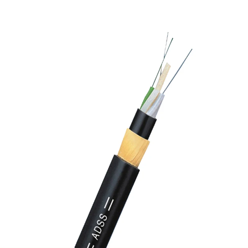 

1000m ADSS 12Core Singlemode Outdoor Fiber Optic Armored Patch Cord Drop Wire Cable ADSS-12core Armored Fiber optic Cable