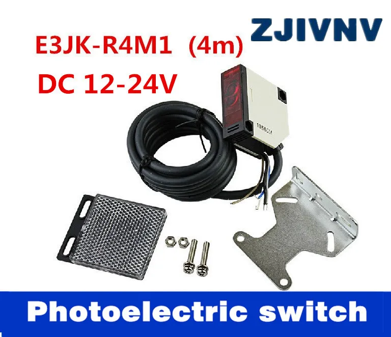 photoelectric switch E3JK-R4M1 DC 12~24V,  AC90-250V Detective distance 4M Potoelectric switch