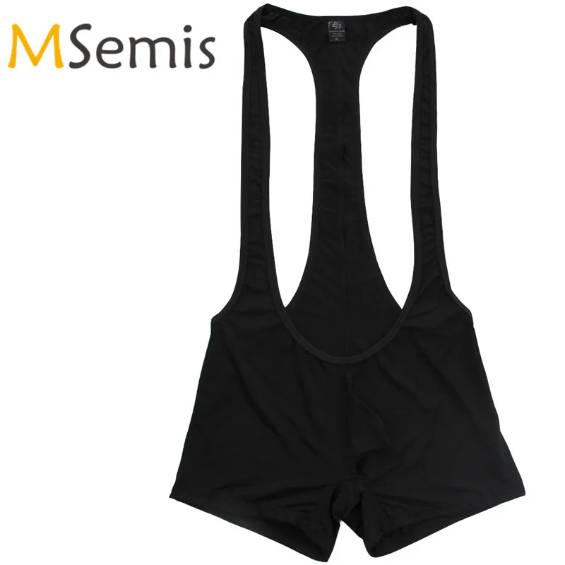 Swimwear Mens Swimsuit Stretchy Swimming Suit Freestyle Wrestling Jockstrap T-back Bulge Pouch Sports Singlet Swim Bodysuit