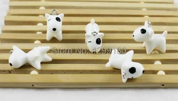 Fashion Resin Cute Animal Dog Pendants Charms For Children Jewelry Necklace Earrings DIY Making Accessories 23x10mm 20pcs K00394