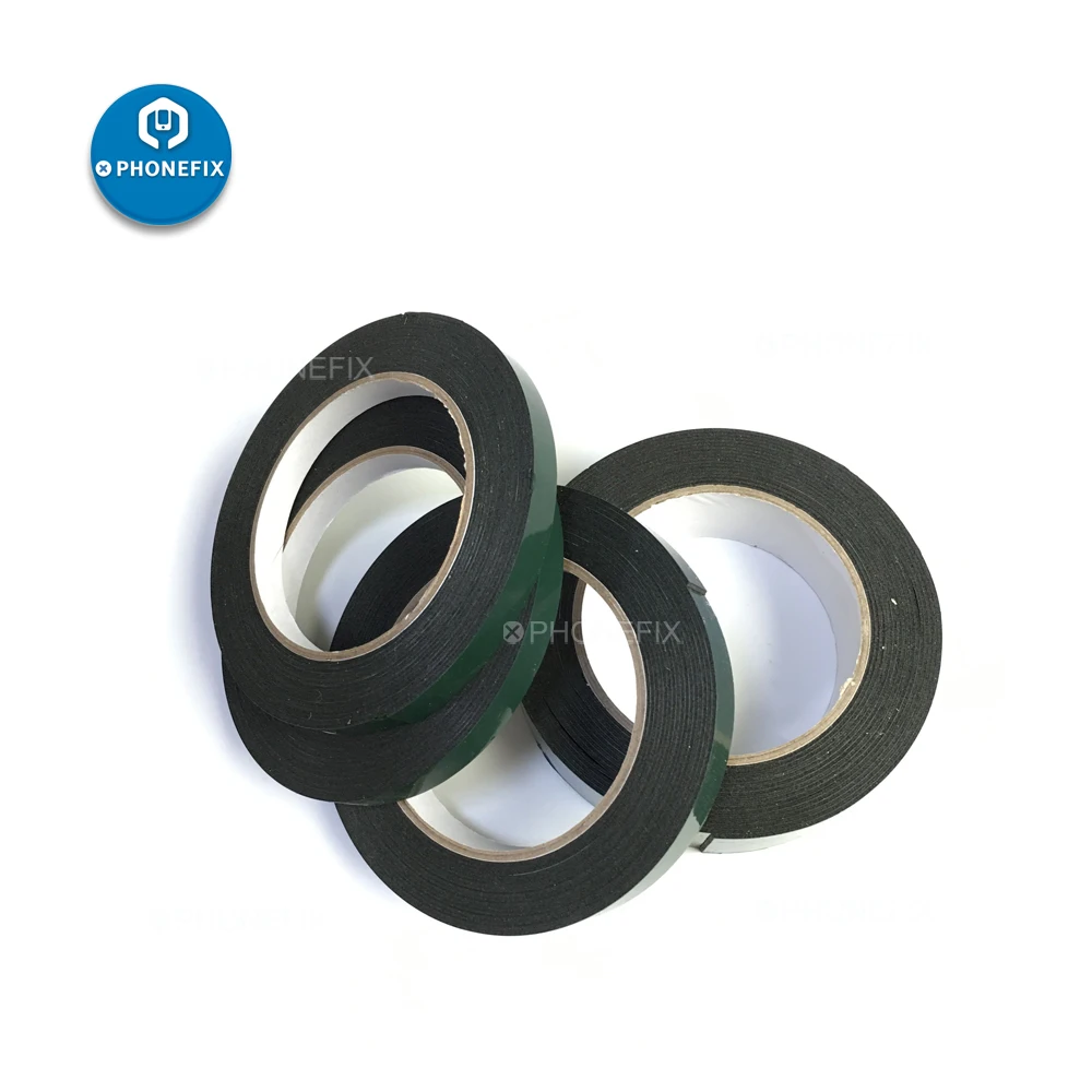 1PC 5m nastri adesivi in schiuma acrilica a doppia faccia in spugna nera larghezza 10mm 15mm 20mm 30mm gomma spugna resistente alle alte Temperature