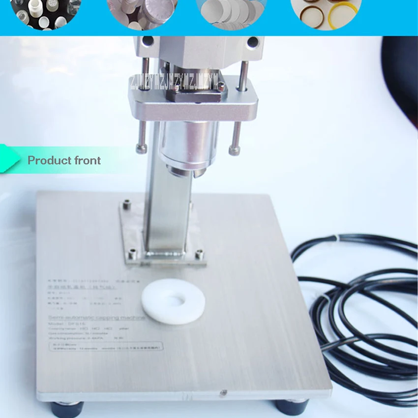 DFS15 Pneumatic Vial Cap Locking Machine Bottle Capper Electromagnetic Induction Vial Sealing Machine M5L/min 0.4 Kpa 15/18/22mm