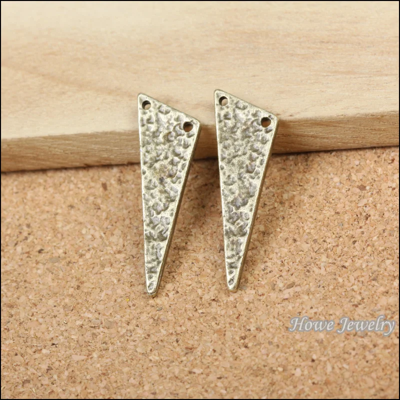 

Wholesale 47 pcs Vintage Charms Triangle Pendant Antique bronze Fit Bracelets Necklace DIY Metal Jewelry Making