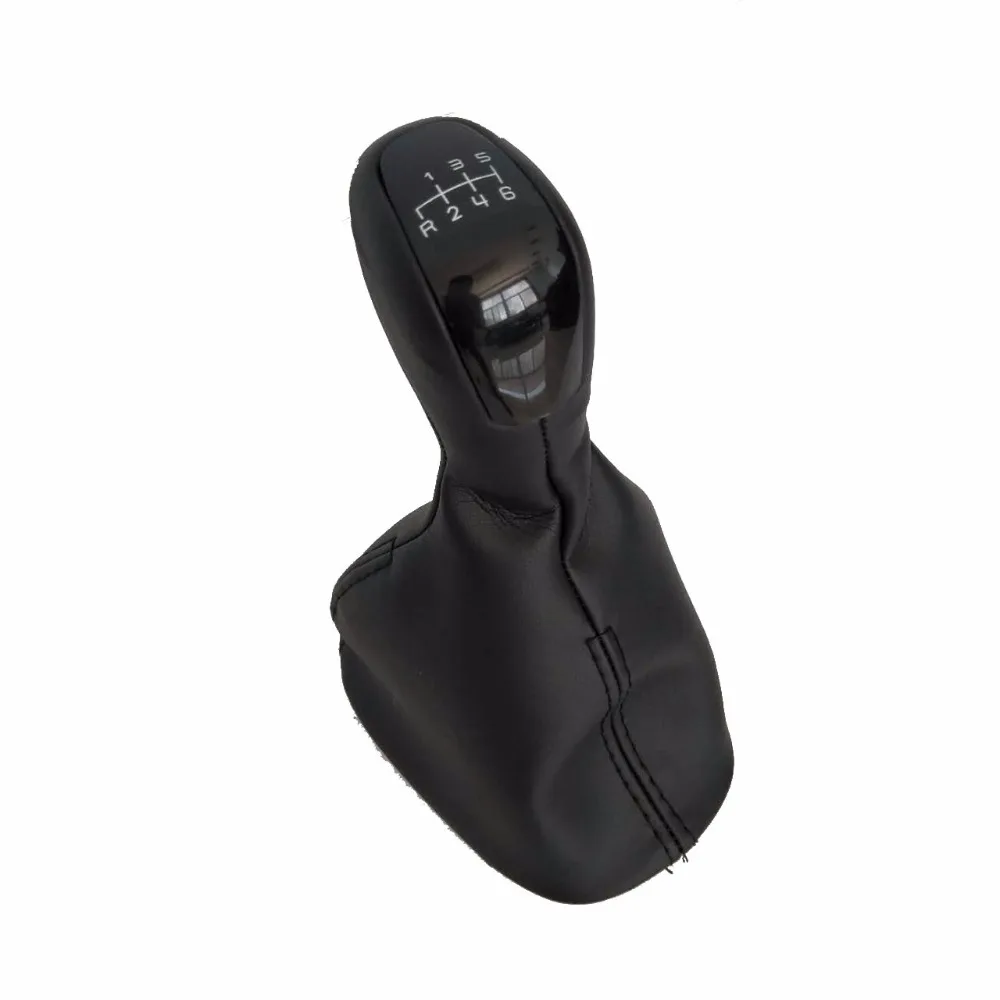 5 Speed 6 Gear Car Shift Gear Knob with Leather Boot For Mercedes Benz W203 S203 Car Styling