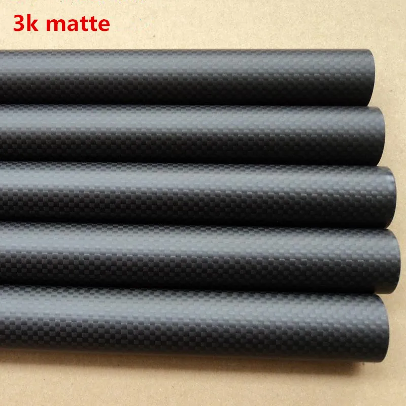 4pcs/lot  8MM OD x 6MM ID x 500MM Roll 3k Matte Carbon Fiber tube   Quadcopter arm Hexrcopter Remote Control Toy parts