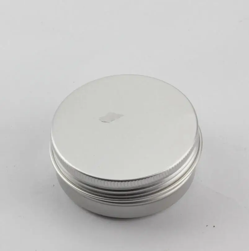 60g Empty metal aluminum jar for cream powder gel, 2 oz cosmetic bottles, 60ml aluminum container LX1320