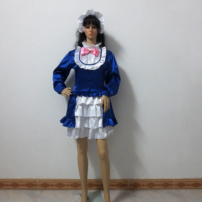 

Show By Rock!! Cyan Uniform Dress Christmas Party Halloween Uniform Outfit Cosplay Costume Customize Any Size