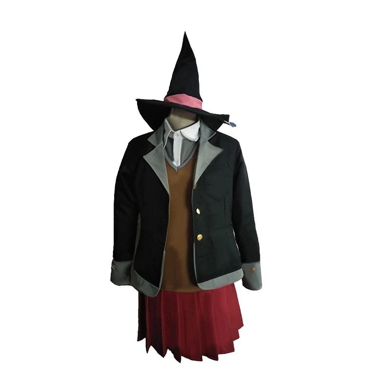 

Новое поступление полный комплект Danganronpa V3 Himiko Yumeno Косплей Костюм с шляпой 11