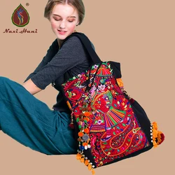 High quality brand women bags Embroidered canvas Ethnic bags Fashion vintage Women shoulder bags handmade bag