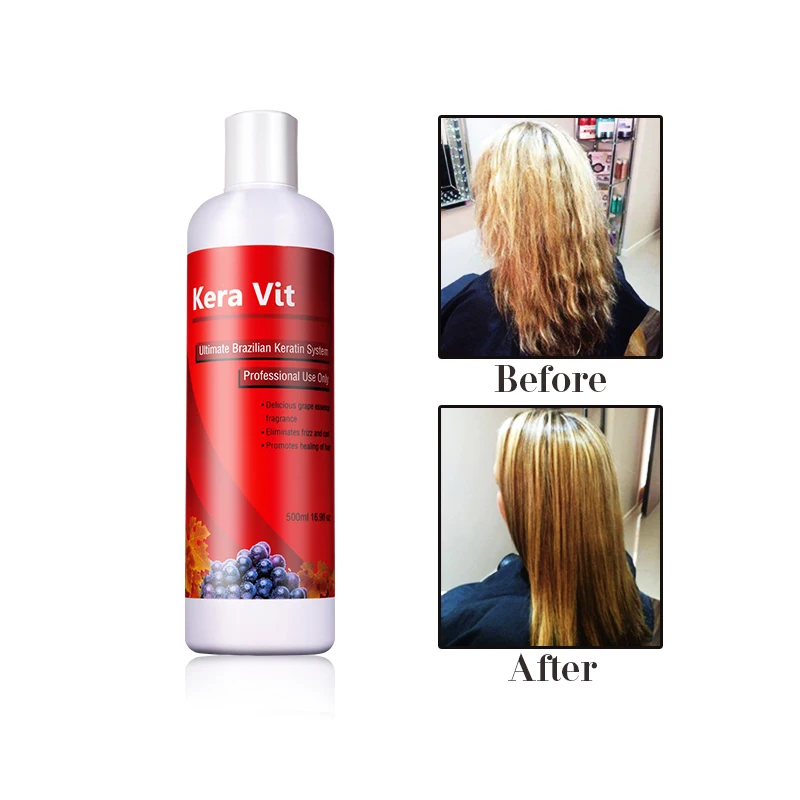 Keravit 500ml Brazilian Keratin Without Formaldehyde  Keratin Moisturizing Treatment For Hair Care Sraighten Hair Salon