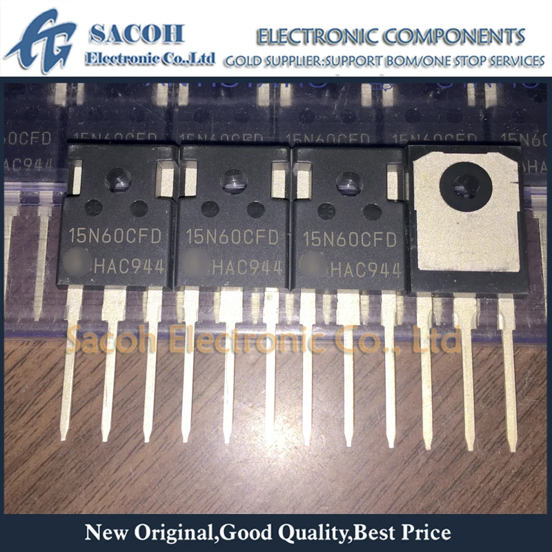 

New Original 5Pcs/Lot SPW15N60CFD 15N60CFD TO-247 13.4A 600V N-Ch MOS Transistor