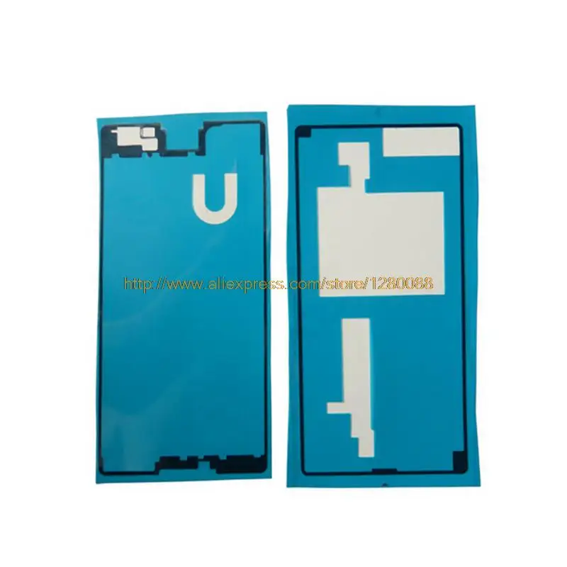 10 pari/lot OEM Front Housing Frame + Battery Housing Cover Adhesive Sticker for Sony Xperia M5 E5603 E5606 E5653