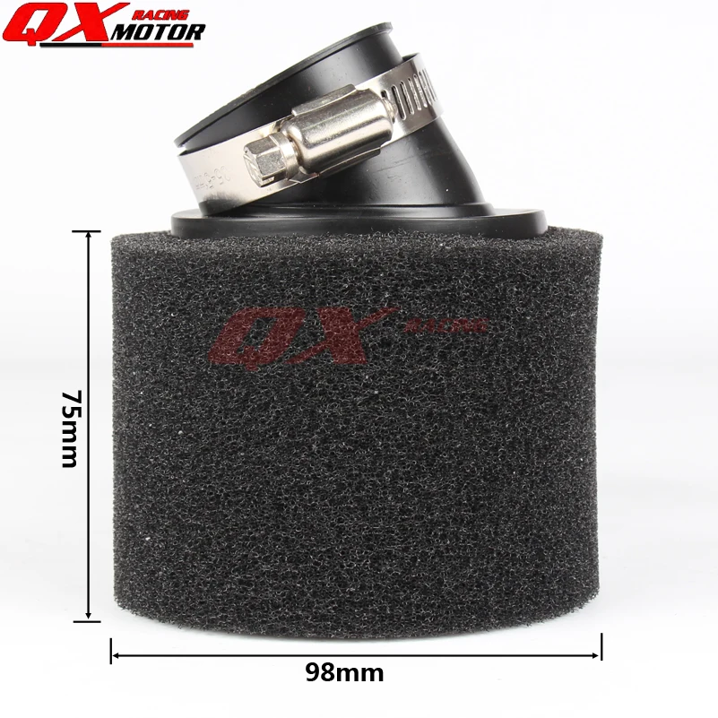 High Qualtiy 38mm Dual stage foam air filter for pz22/pz26/pz27 carburetor 125/140/150/200cc dirt bike motorcycle ATV Quad use