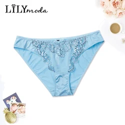 Women Unltrathin Underwear Panties Luxury Floral Lace Briefs For Ladies Soft Female Sexy Lingerie Breathable Fabric High Quality