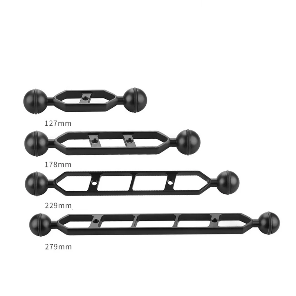 Diving Light Dual Ball Arm Joint Aluminum Alloy Underwater Photography Camera Accessories Dual ball light arm